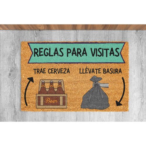 Felpudo coco - Reglas para Visitas